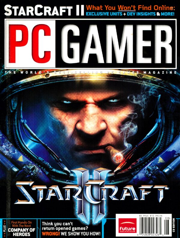 PC Gamer US   Issue 164 (August 2007) cover